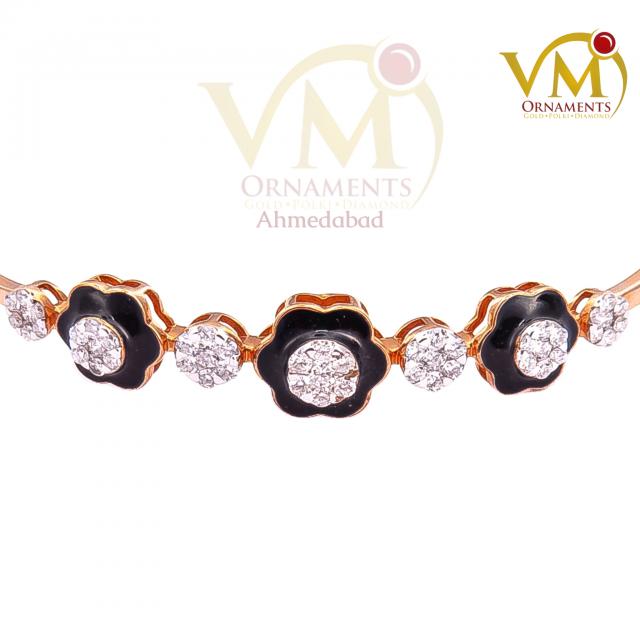 18K Rose Gold Enchanted Bloom Diamond Bracelet